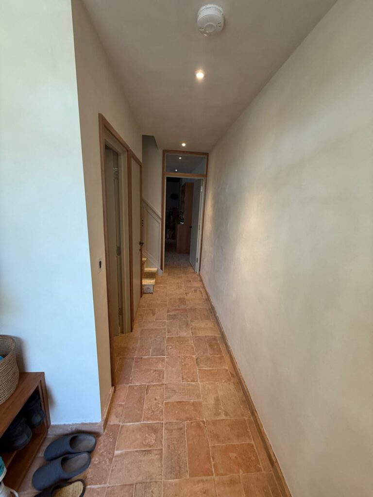 Brownlow Road E8 Side and back extension front of the house, bathroom