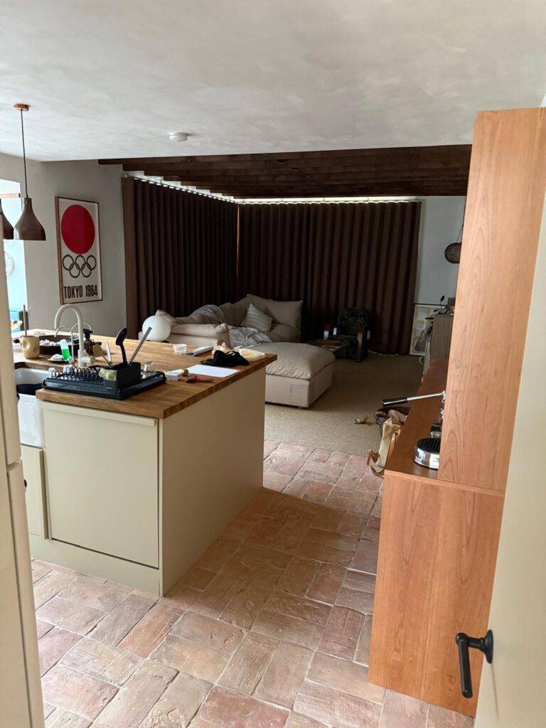 Brownlow Road E8 Side and back extension front of the house, bathroom